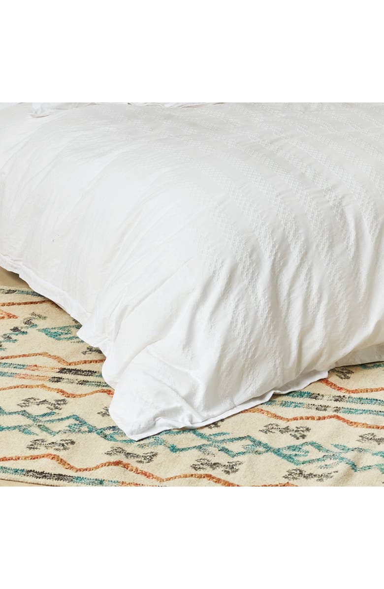 carol & frank Keller Queen Duvet Cover, Alternate, color, White