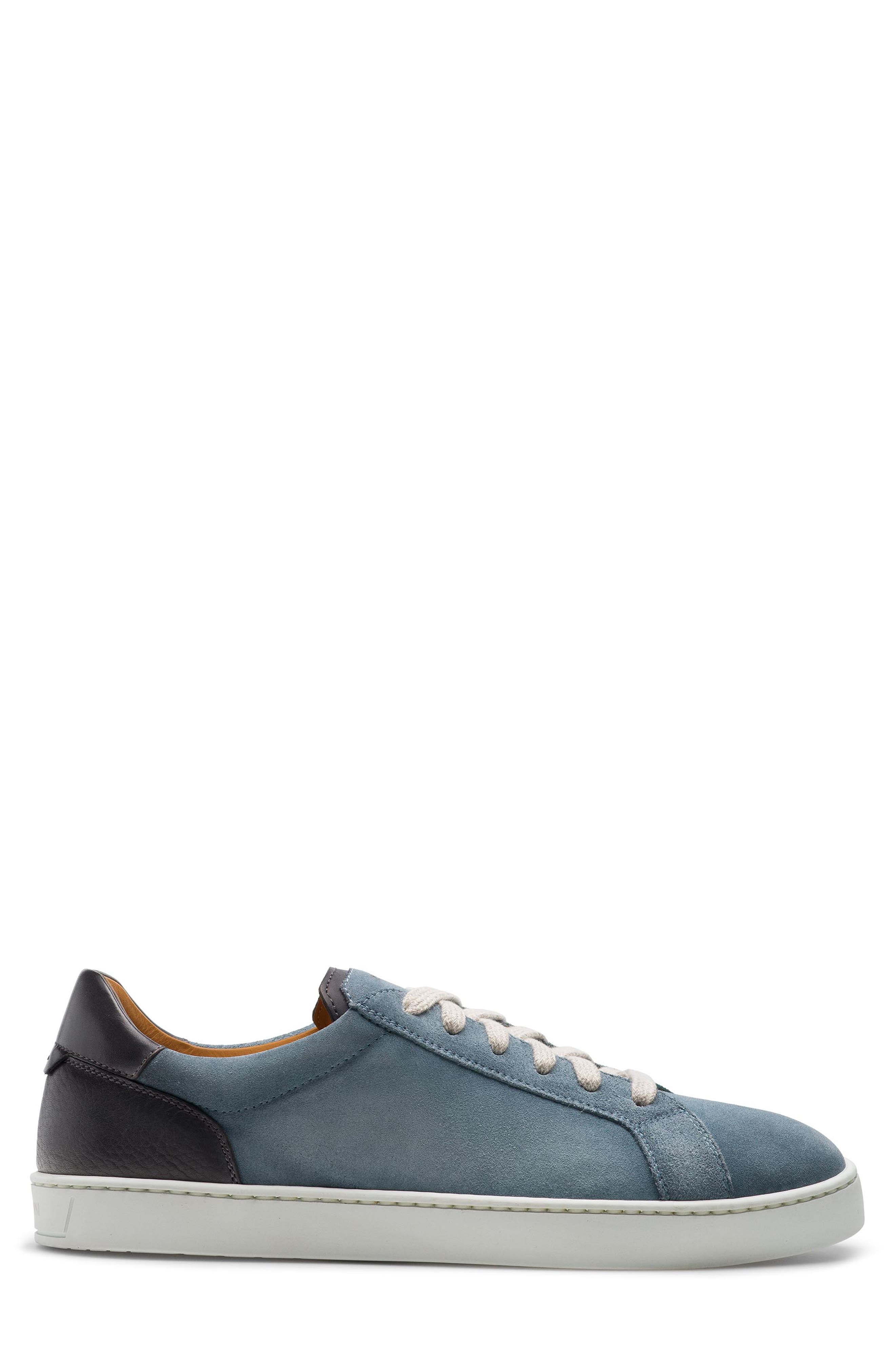 Magnanni Costa Low Top Sneaker, Alternate, color, Navy
