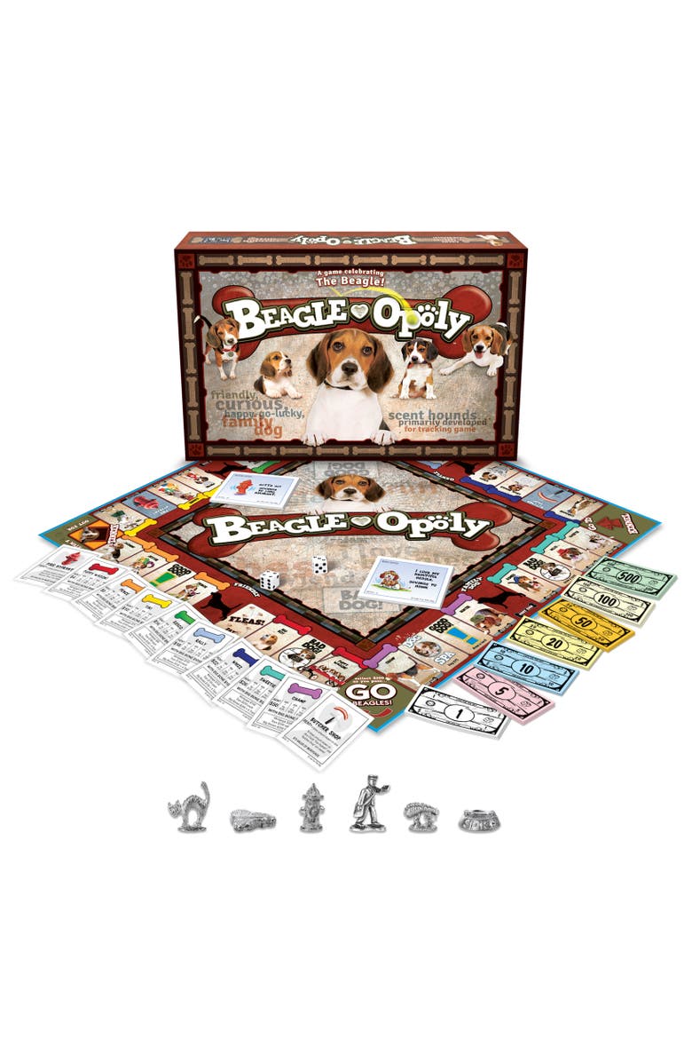 Late for the Sky Beagleopoly Monopoly Board Game, Main, color, Multicolored