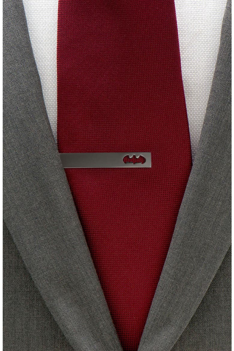 I am Batman Tie Bar, Alternate, color, BLACK