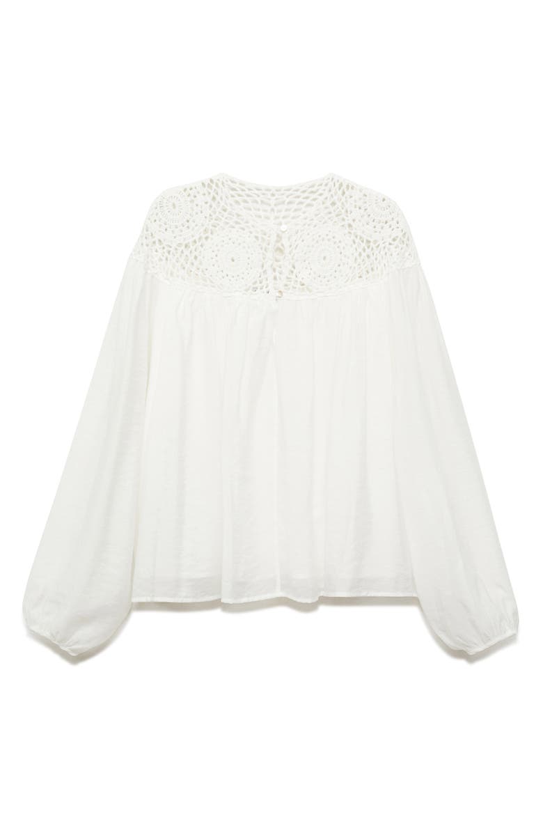 MANGO Open Stitch Yoke Shirt, Alternate, color, 