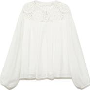 MANGO Open Stitch Yoke Shirt