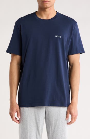 Hugo Boss Boss Peter Lounge T-shirt In Blue