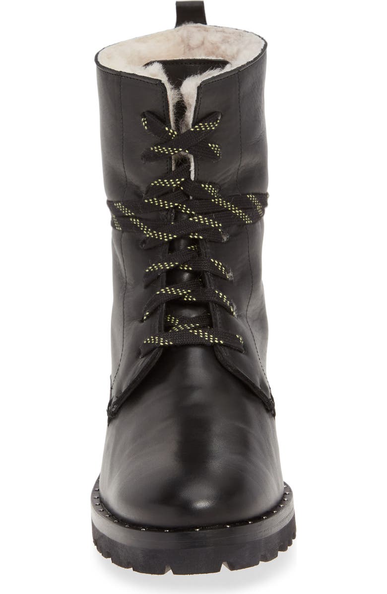 Freda Salvador Genuine Shearling Lined Hiker Boot, Alternate, color,