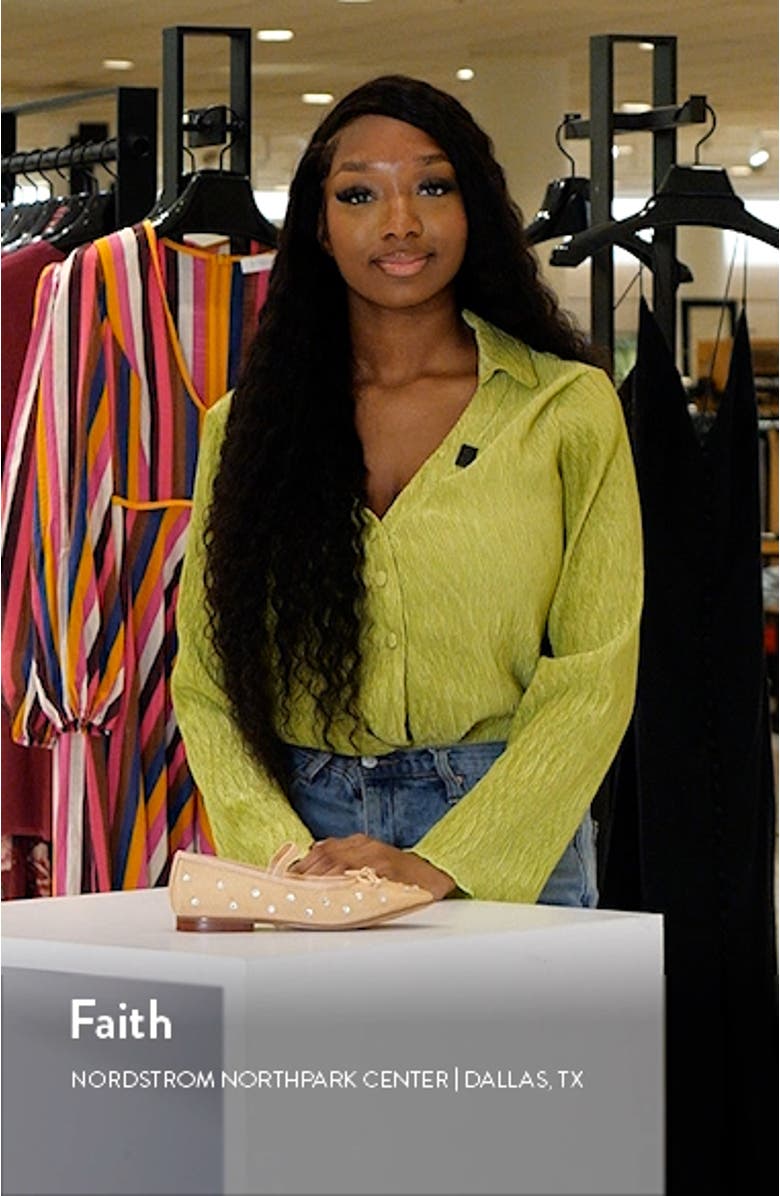 Releve Crystal Embellished Mary Jane Flat, sales video thumbnail