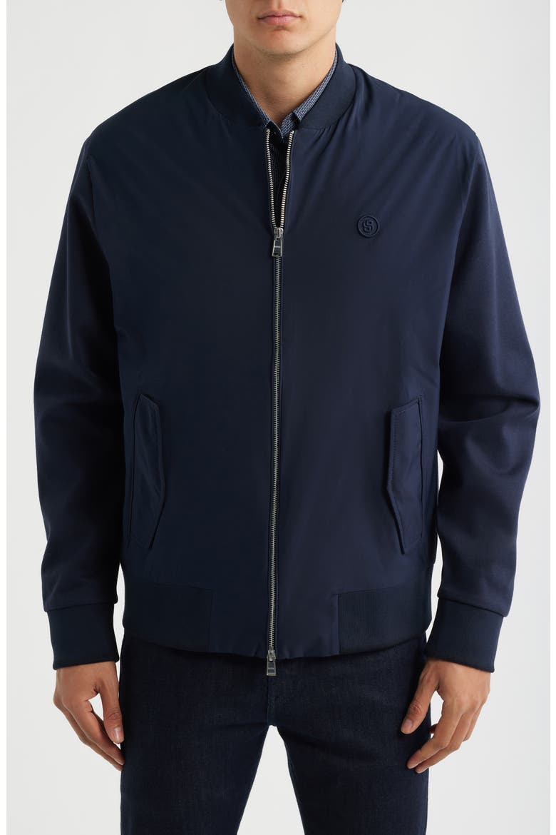 Skiles Cotton Jacket, Alternate, color, DARK BLUE