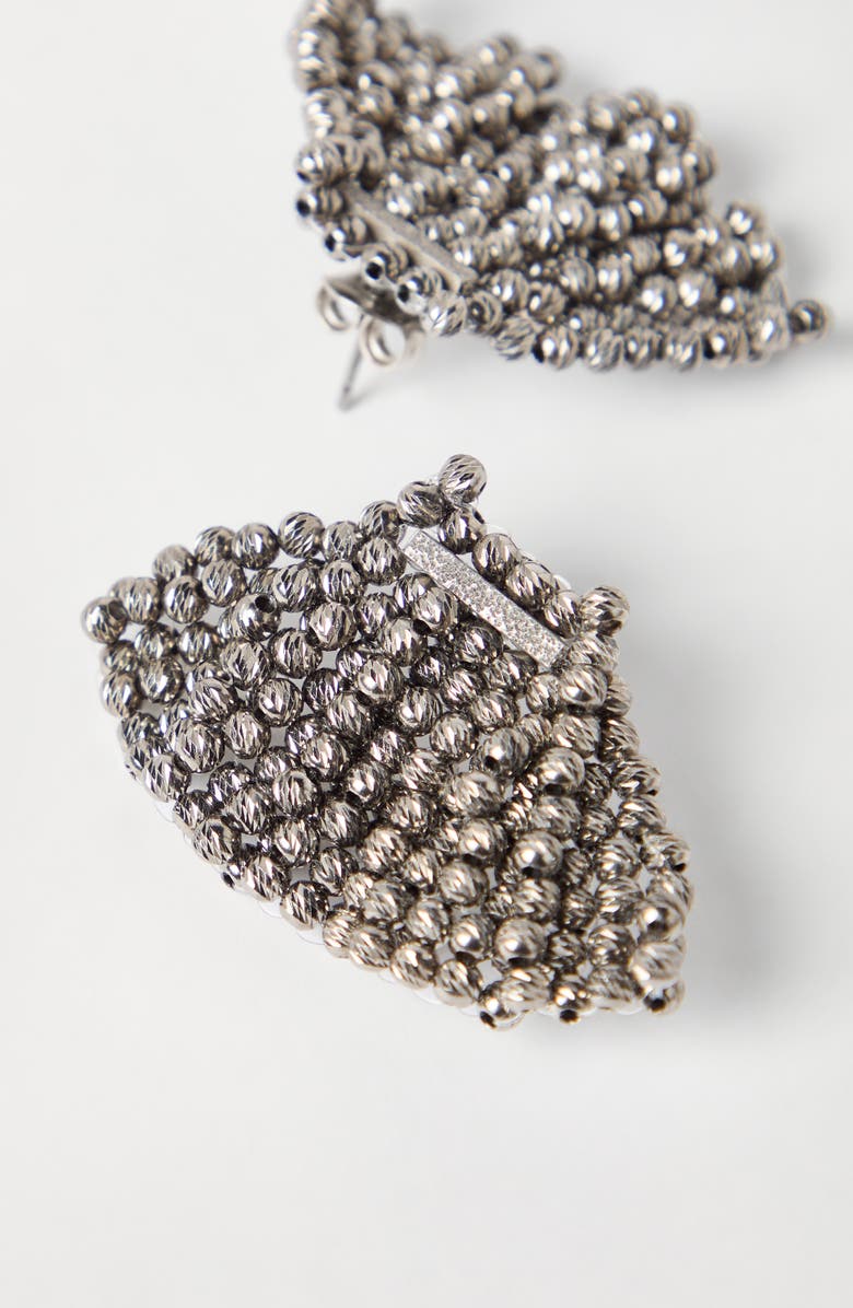 Brunello Cucinelli Sterling Silver earrings, Alternate, color, 