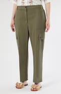 Marina Rinaldi Visiera Cotton Cargo Pants