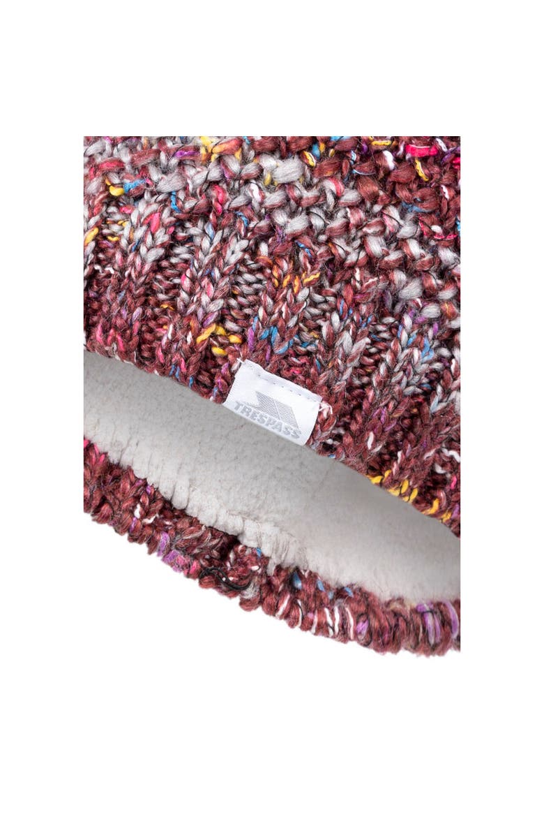 Zabella Knitted Beanie, Alternate, color, Dark Cherry
