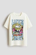 H&M T-shirt with printed motif