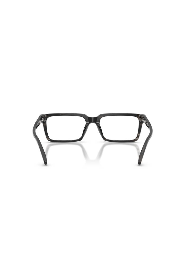 56mm Rectangle optical glasses, Alternate, color, Black