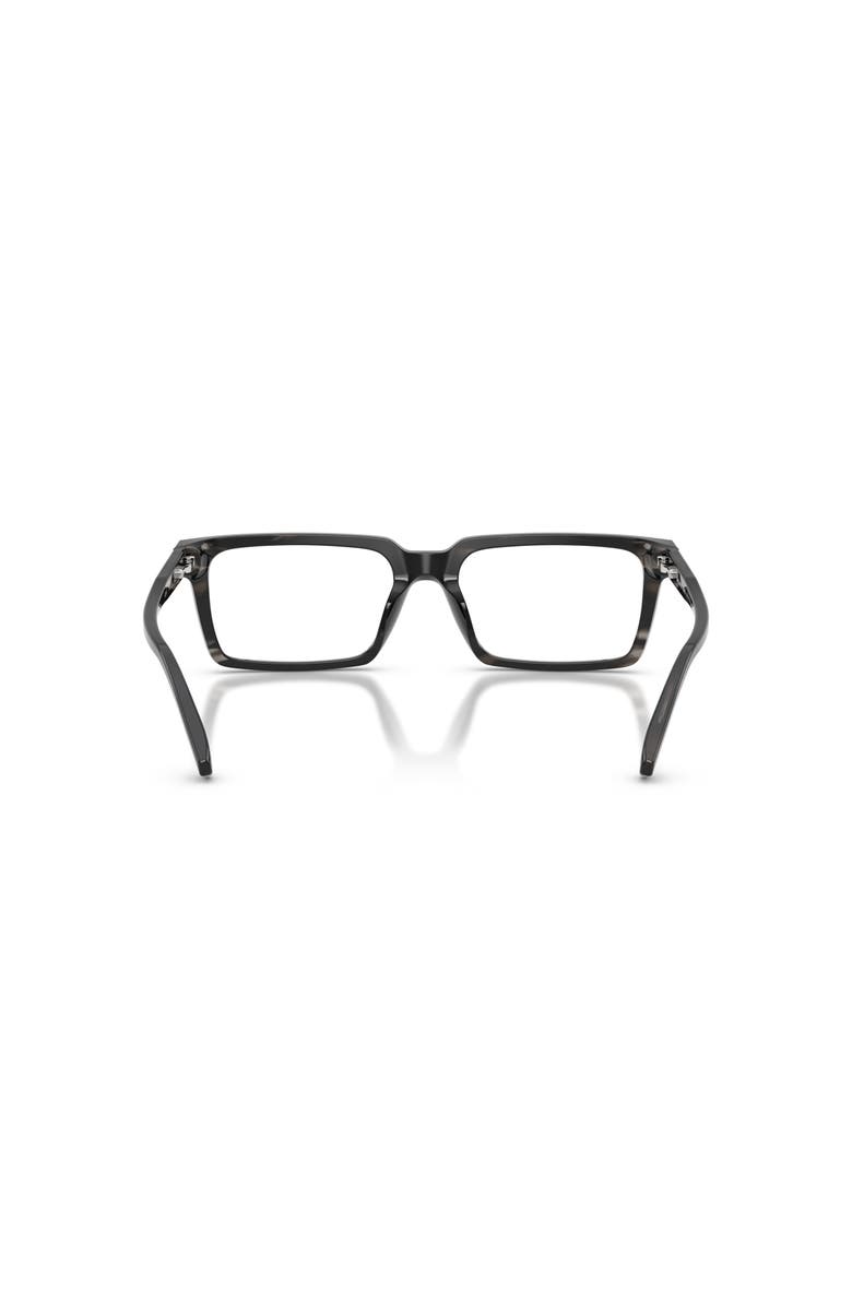 Michael Kors 54mm Rectangle optical glasses, Alternate, color, Black