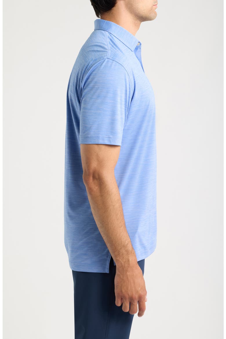 Featherweight Mélange Performance Polo, Alternate, color, HYPER BLUE