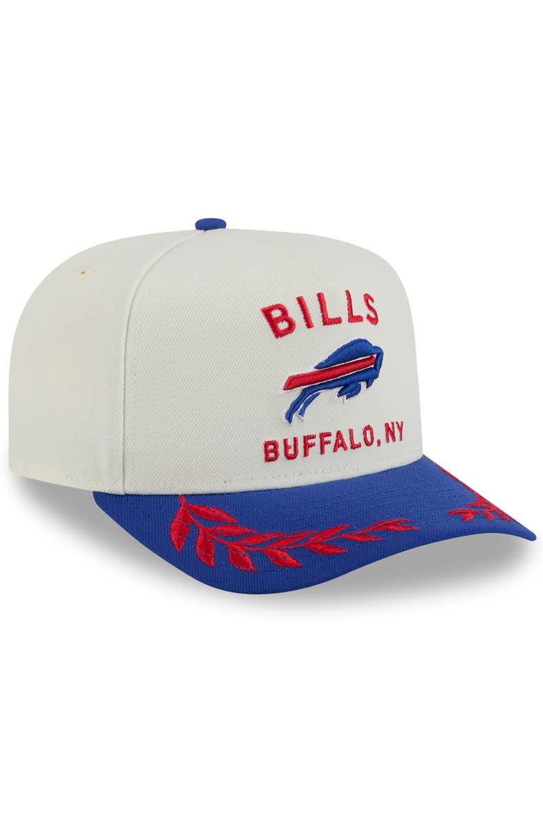 New Era Men's New Era  Cream/Royal Buffalo Bills 2025 NFL Draft A-Frame 9FIFTY Snapback Hat, Alternate, color, 