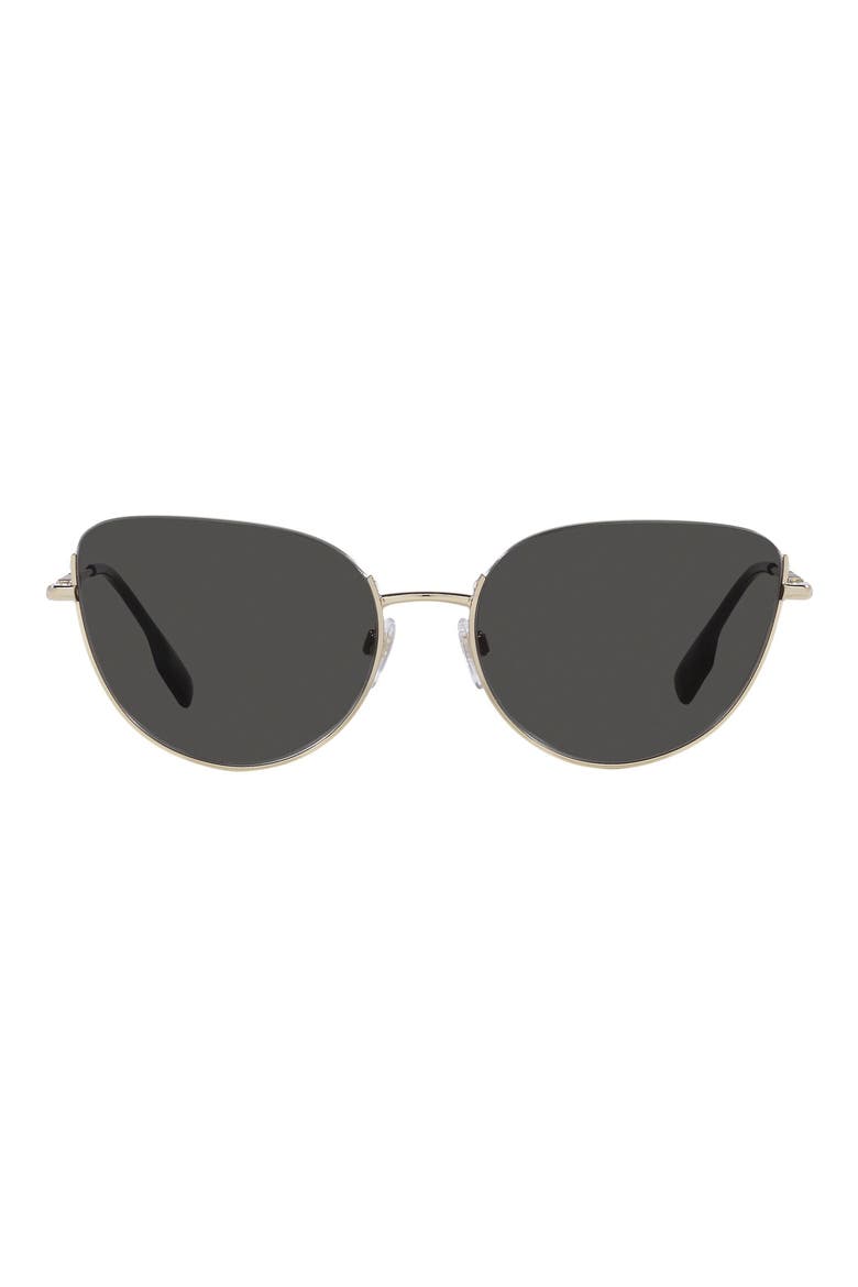Harper 58mm Cat Eye Sunglasses, Main, color, DARK GREY