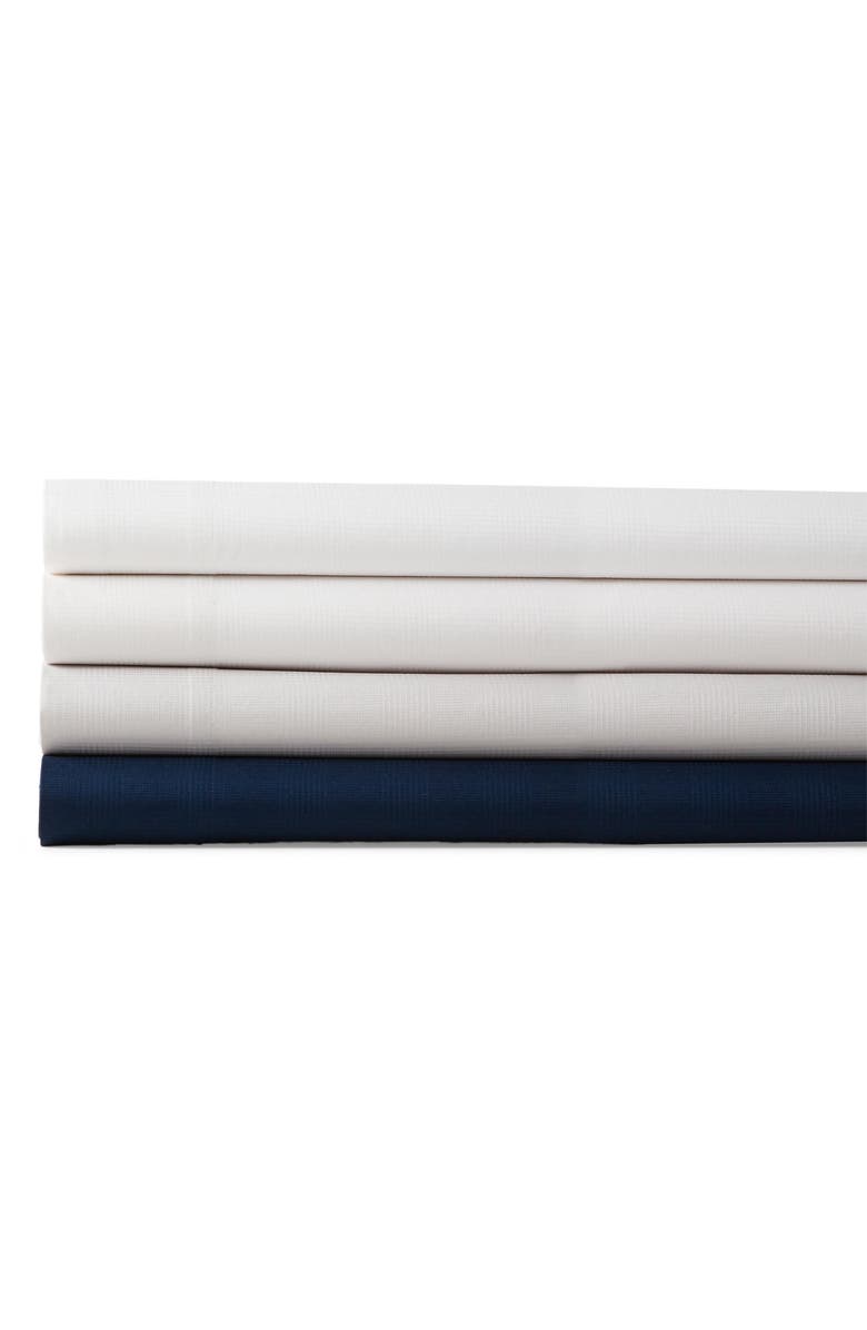Ralph Lauren Lovan Organic Cotton Jacquard Flat Sheet, Alternate, color, 