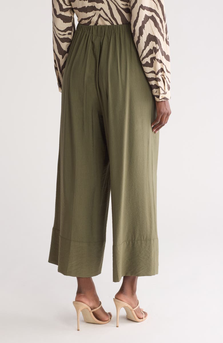 Adrianna Papell Drawstring Easy Pants, Alternate, color, New Green