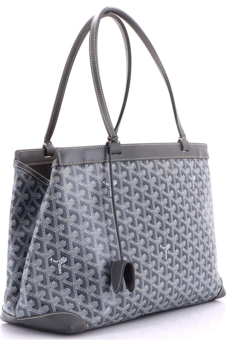 Pre-Owned Goyard Bellechasse Bag Coated Canvas PM, Alternate, color, Gray