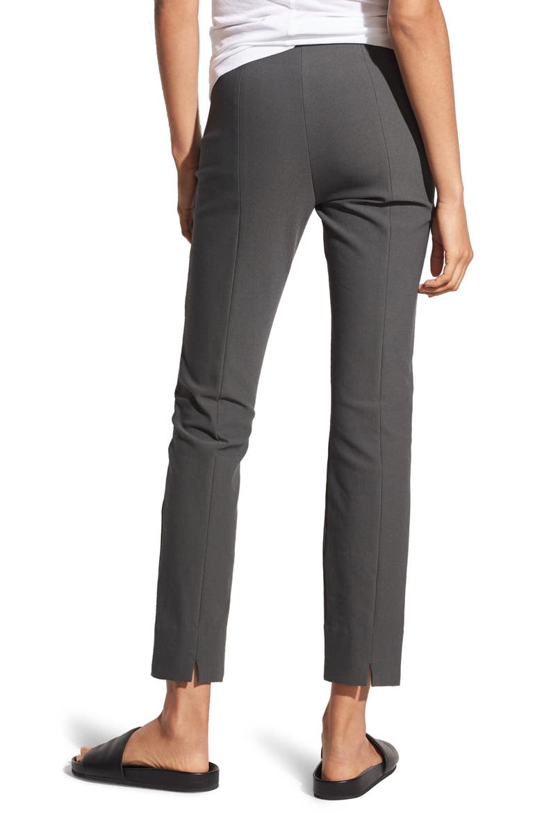 Bobbi Mid Rise Stitch Front Seam Leggings, Alternate, color, DARK GREY