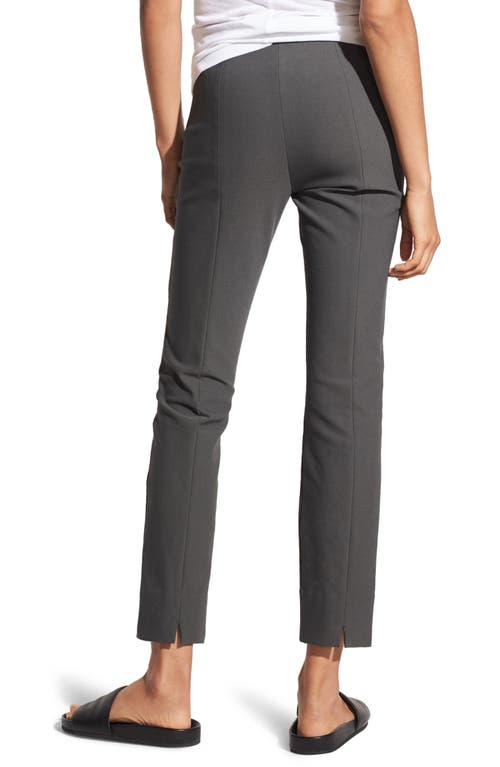 Shop Vince Crop Leggings In Dark Grey