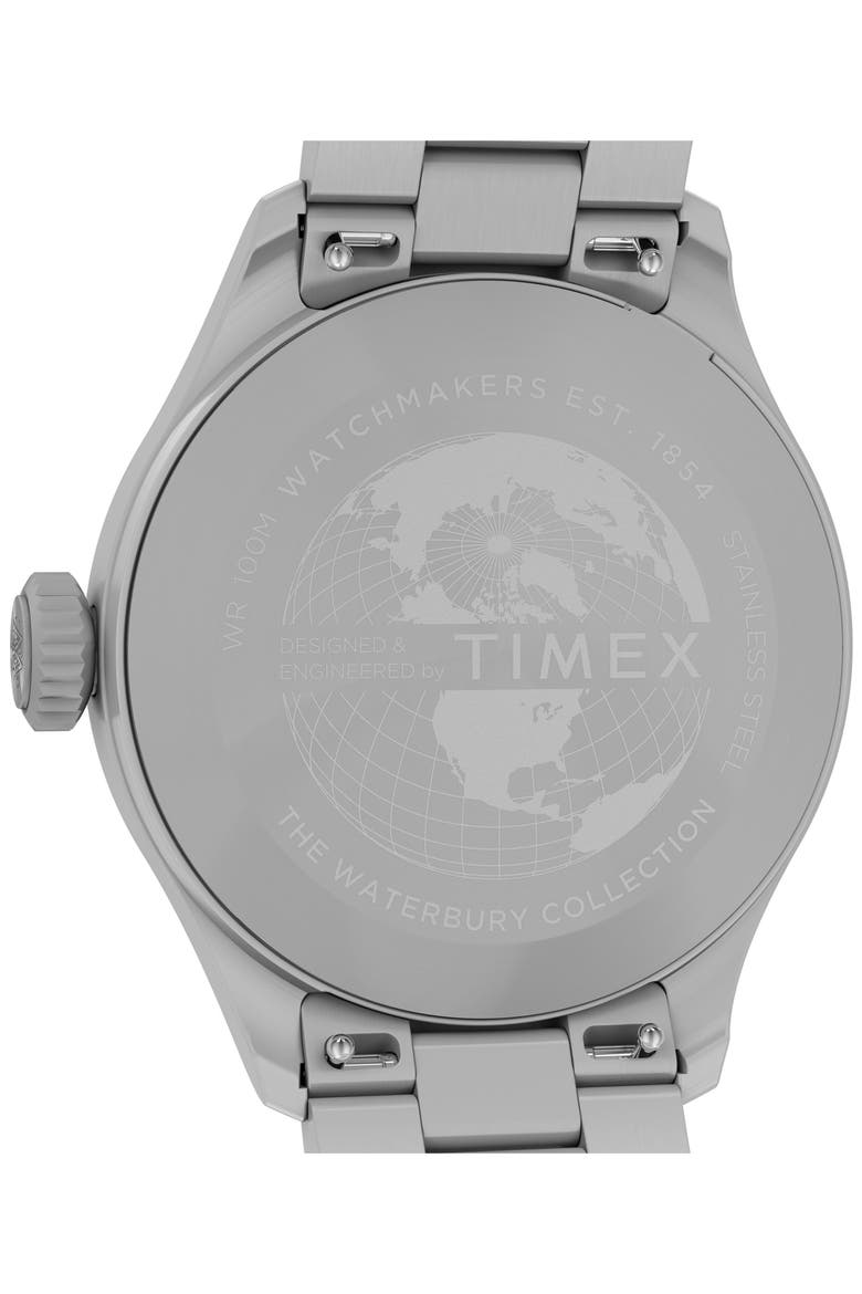 Waterbury Ace Bracelet Strap Watch, 41mm, Alternate, color, SILVER