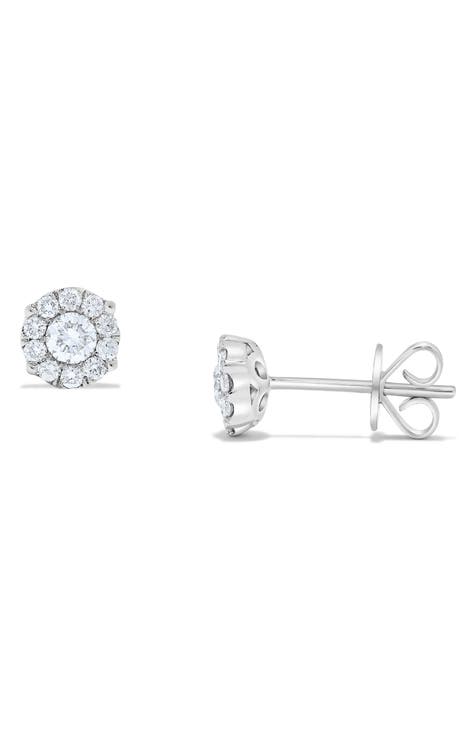 Nordstrom rack diamond stud earrings discount