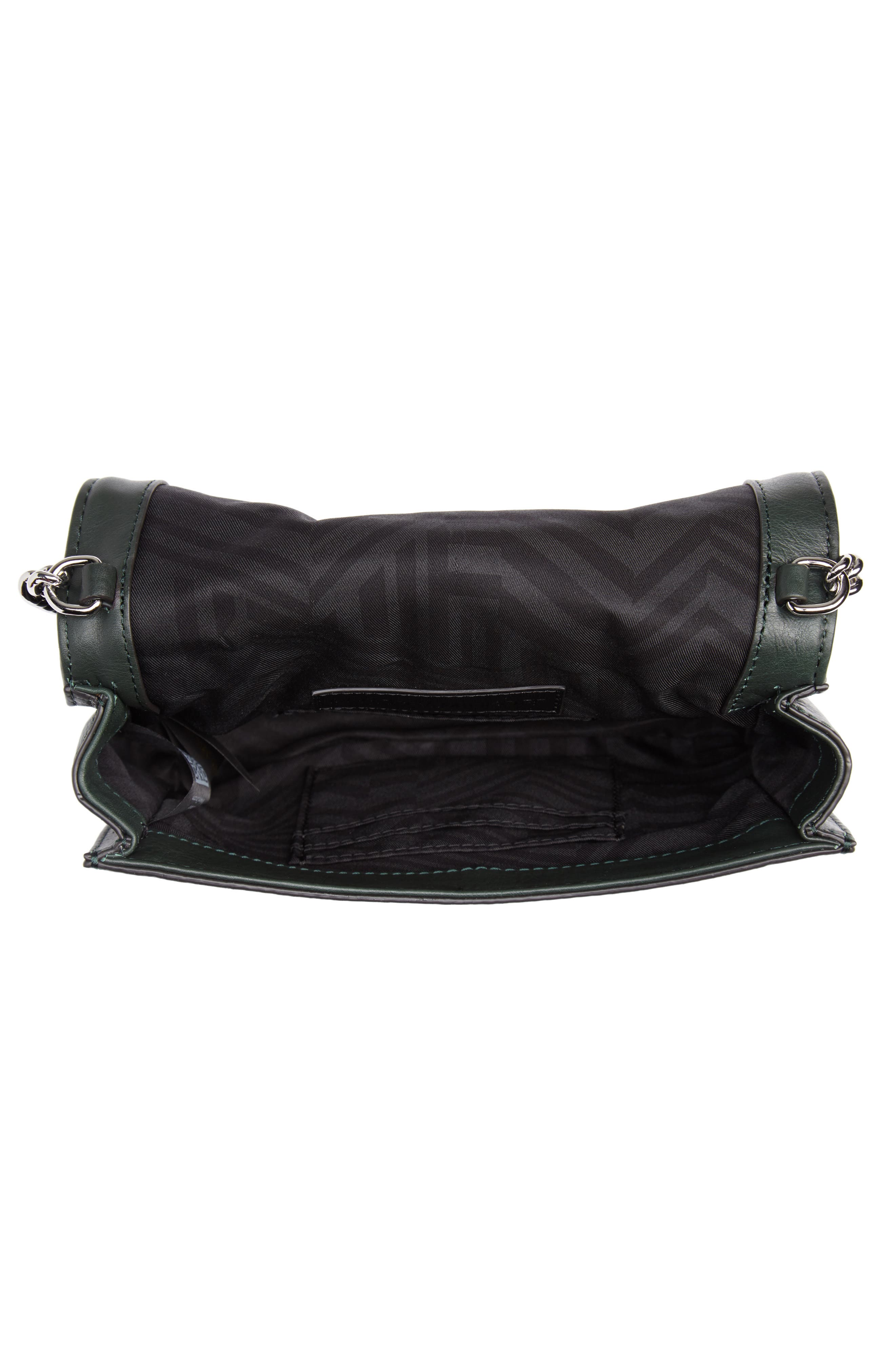 Rebecca Minkoff Small Love Leather Crossbody Bag, Alternate, color, Pine
