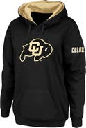 STADIUM ATHLETIC Women's Stadium Athletic Black Colorado Buffaloes Big Logo Pullover Hoodie