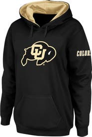 STADIUM ATHLETIC Women's Stadium Athletic Black Colorado Buffaloes Big Logo Pullover Hoodie