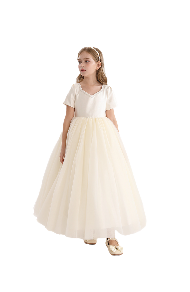 Tulleen Yvette Dress, Alternate, color, Ivory