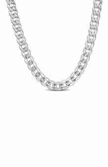 DELMAR Flat Curb Link Chain Necklace, 5.3mm