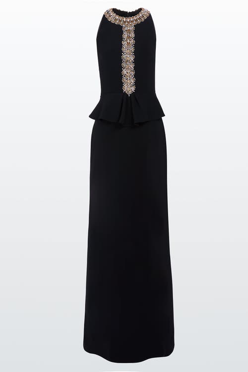 Jenny Packham Sulphice Maxi Dress In Black