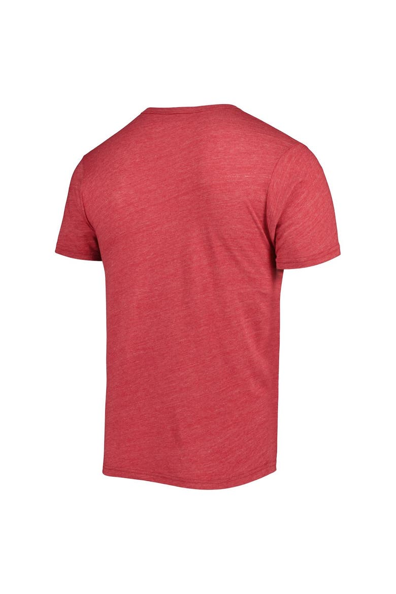 Men's League Collegiate Wear Heather Crimson Alabama Crimson Tide 1965 Arch Victory Falls Tri-Blend T-Shirt, Alternate, color, Crimson