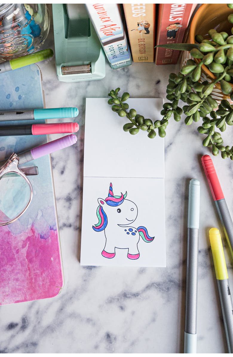 A Brighter Year Adult Coloring Kit with 18 Markers, Alternate, color, Multicolor