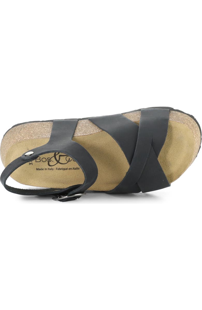 Bos. & Co. Cielo Platform Wedge Sandal, Alternate, color,