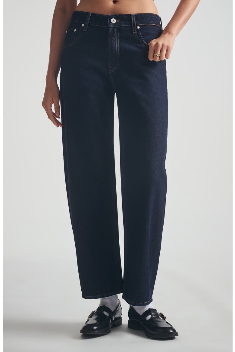 Baggy Fit Barrel Jeans, Main, color, RINSE DENIM