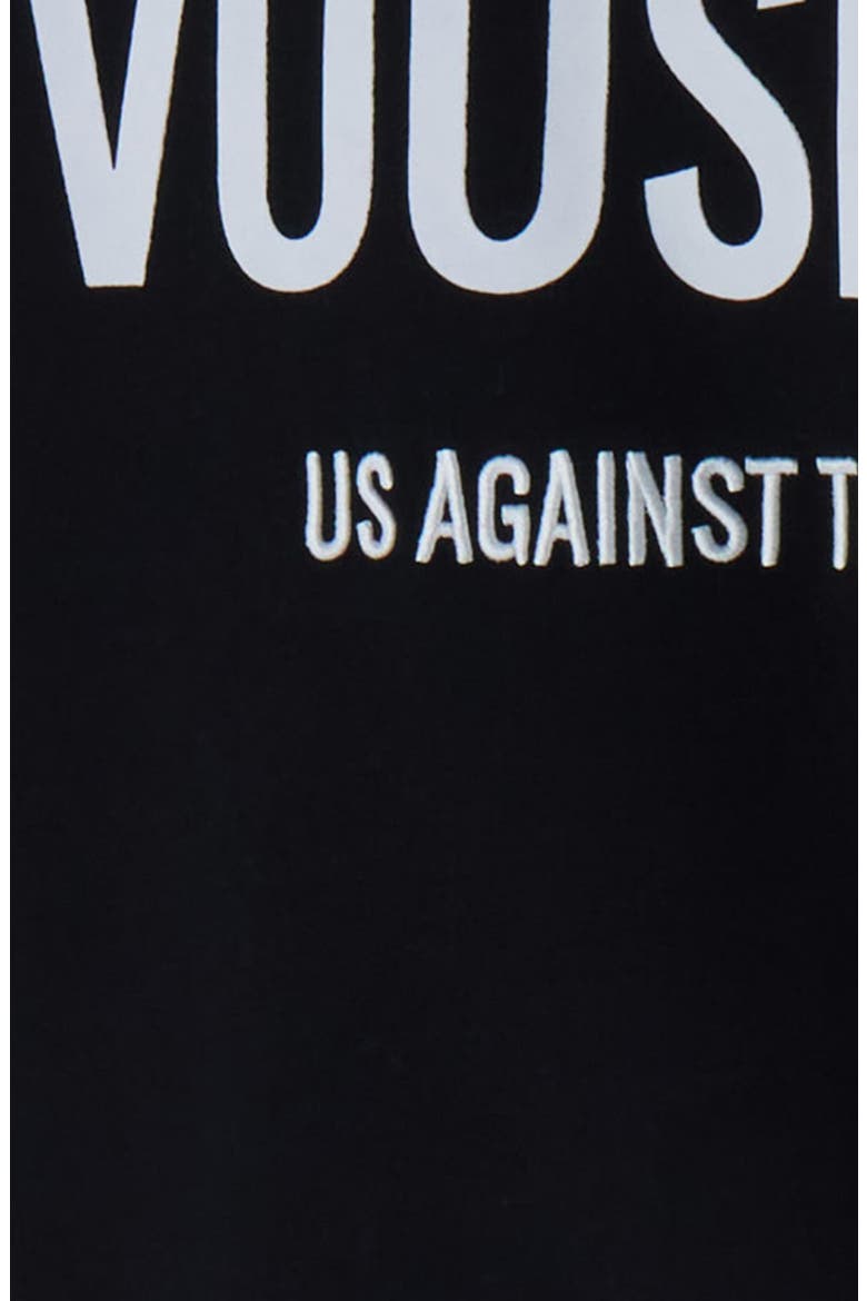 Us Against Time Pullover Hoodie, Alternate, color, BLACK