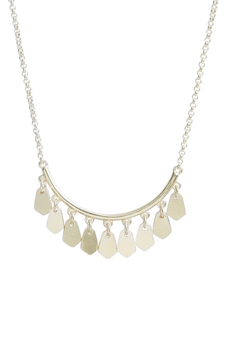 Sydney Charm Bar Necklace, Main, color, GOLD