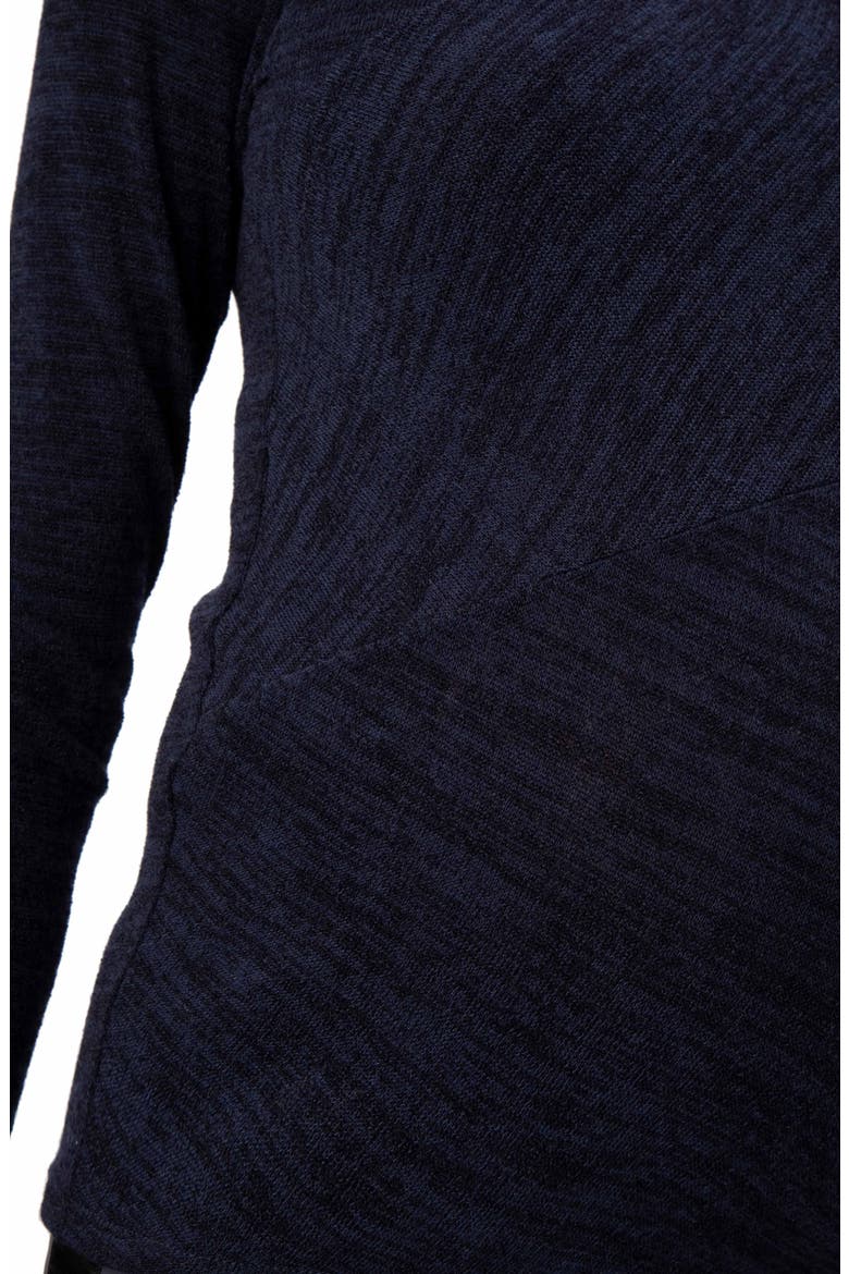 Directional Knit Maternity Top, Alternate, color, NAVY