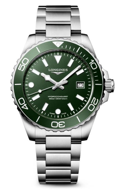 HydroConquest Bracelet Watch, 42mm