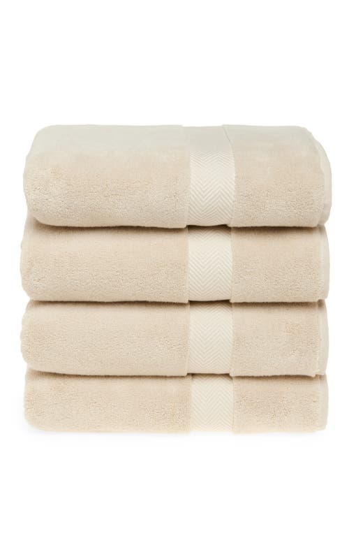 Nordstrom Organic Hydrocotton Set Of 4 Bath Towels In Beige Oatmeal