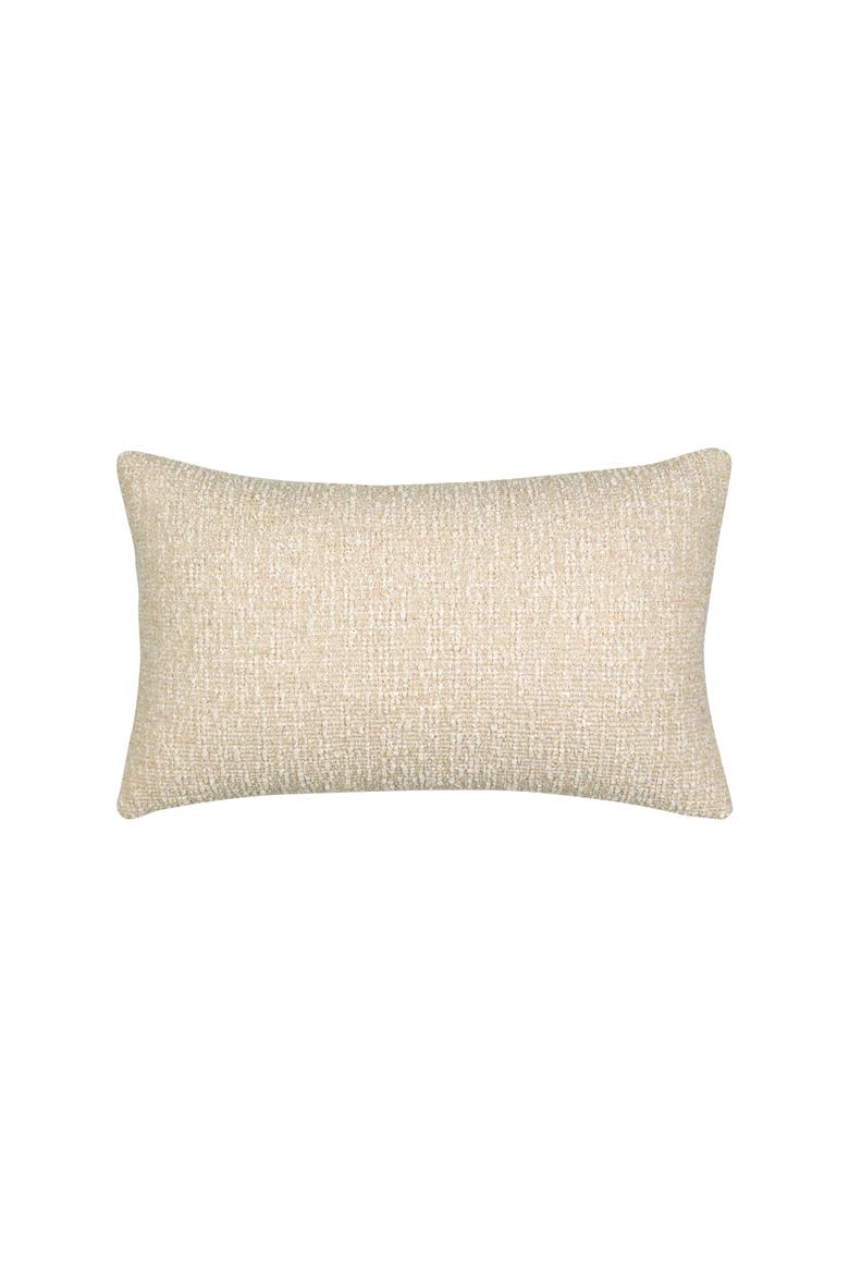 Alto Textured Boucle Indoor & Outdoor Woven Accent Pillow & Insert, Main, color, Crema