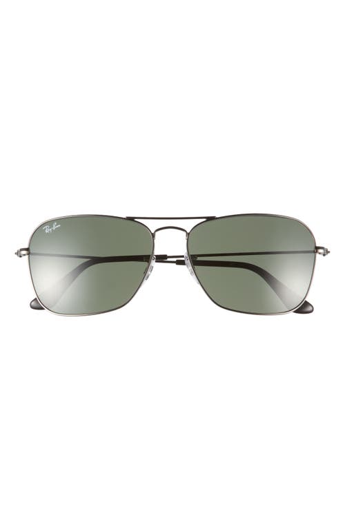 Ray-Ban 'Caravan' 55mm Sunglasses in Gunmetal/crystal Green  product