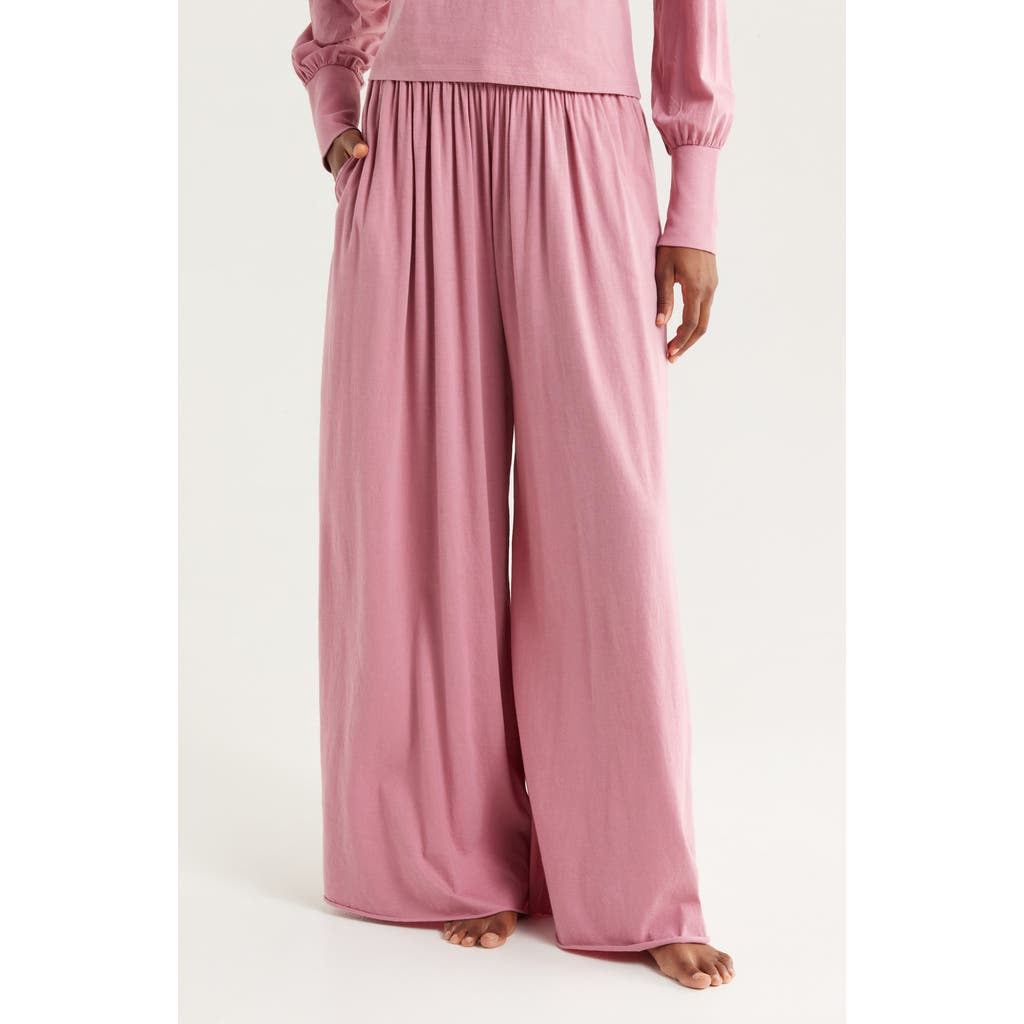 Lunya Organic Pima Wide Leg Lounge Pants