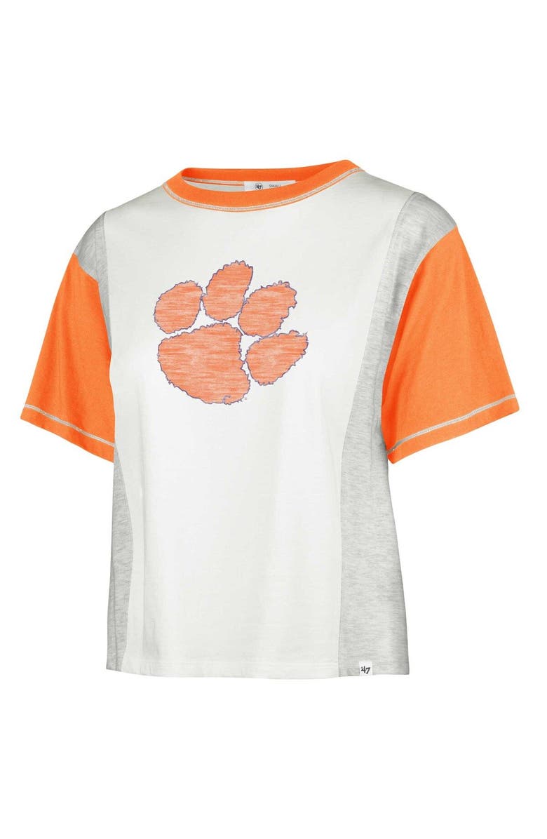 '47 Woman's '47 White Clemson Tigers Premier Tilda Tee, Alternate, color, White