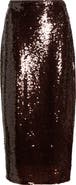 Open Edit Sequin Midi Skirt