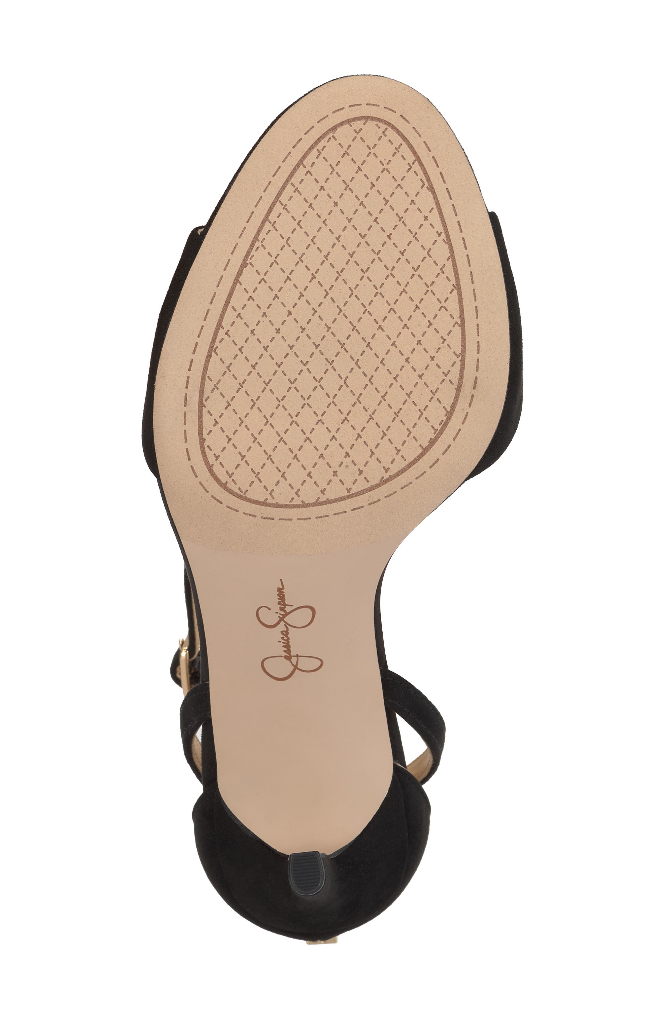 Jessica Simpson Jetser Chain Ankle Strap Sandal, Alternate, color, Black Supmcs