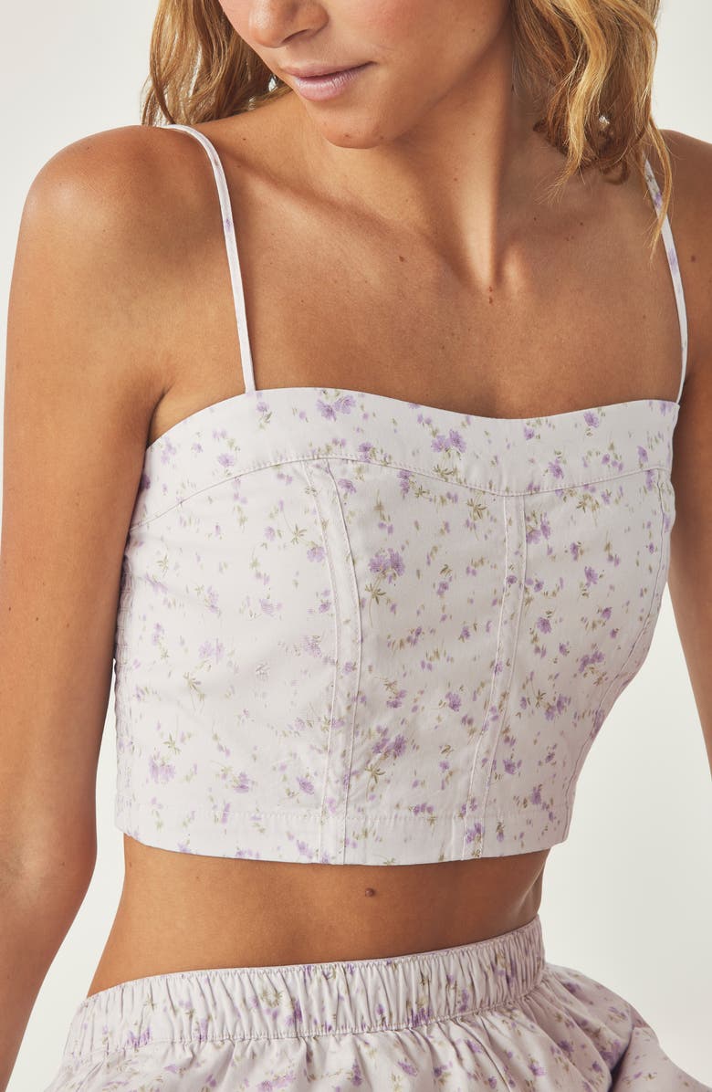 Florence by Mills Corset Top, Alternate, color, Lavendar Fog Breezz Flower