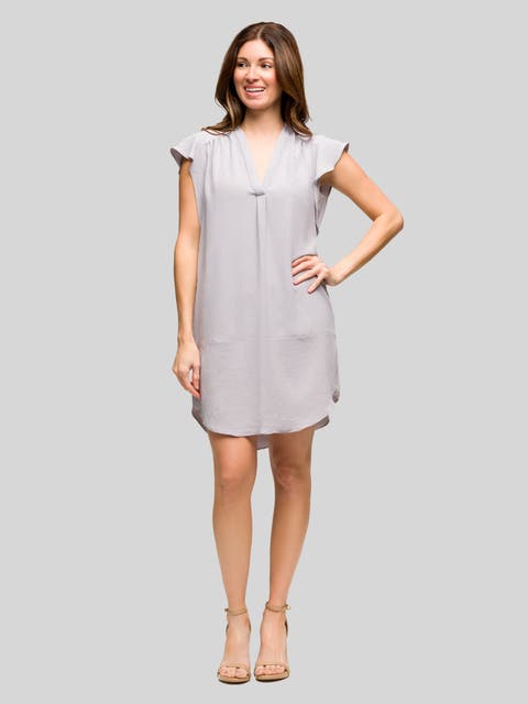 V-Neck Sleeveless Maxi Dress with Belt