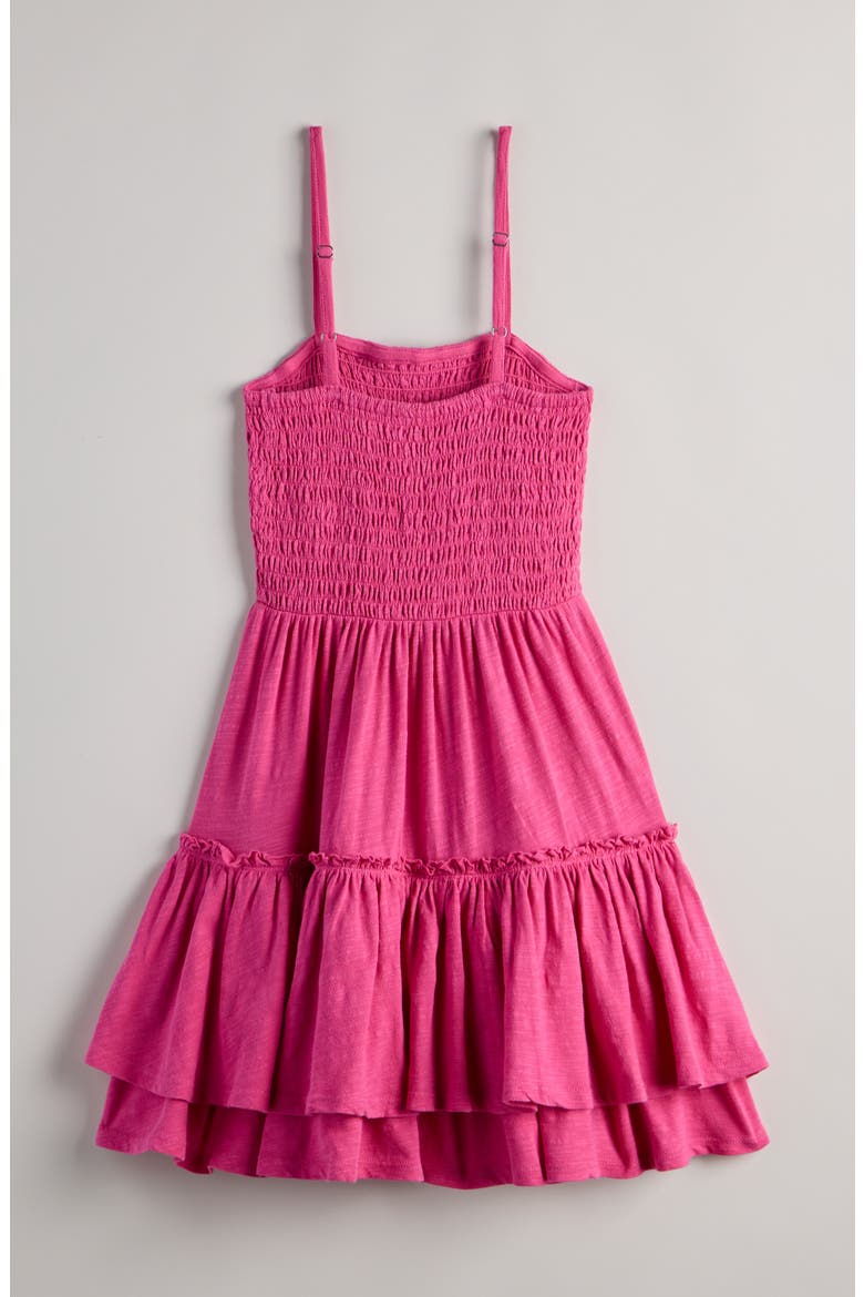 Kids' Smocked Cotton Sundress, Alternate, color, PINK LILAC